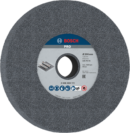 Bosch金屬砂輪 200 x 25 x 32 mm G36。